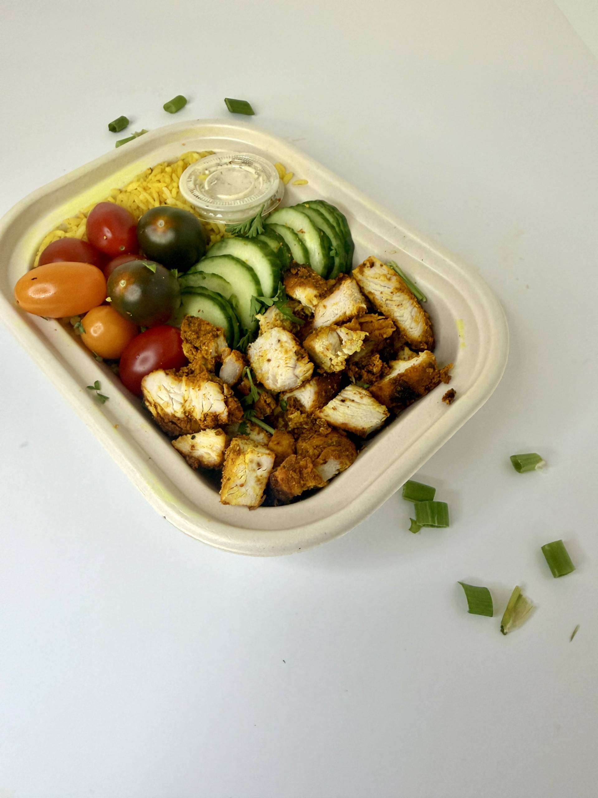*Chicken Shawarma Rice Bowl