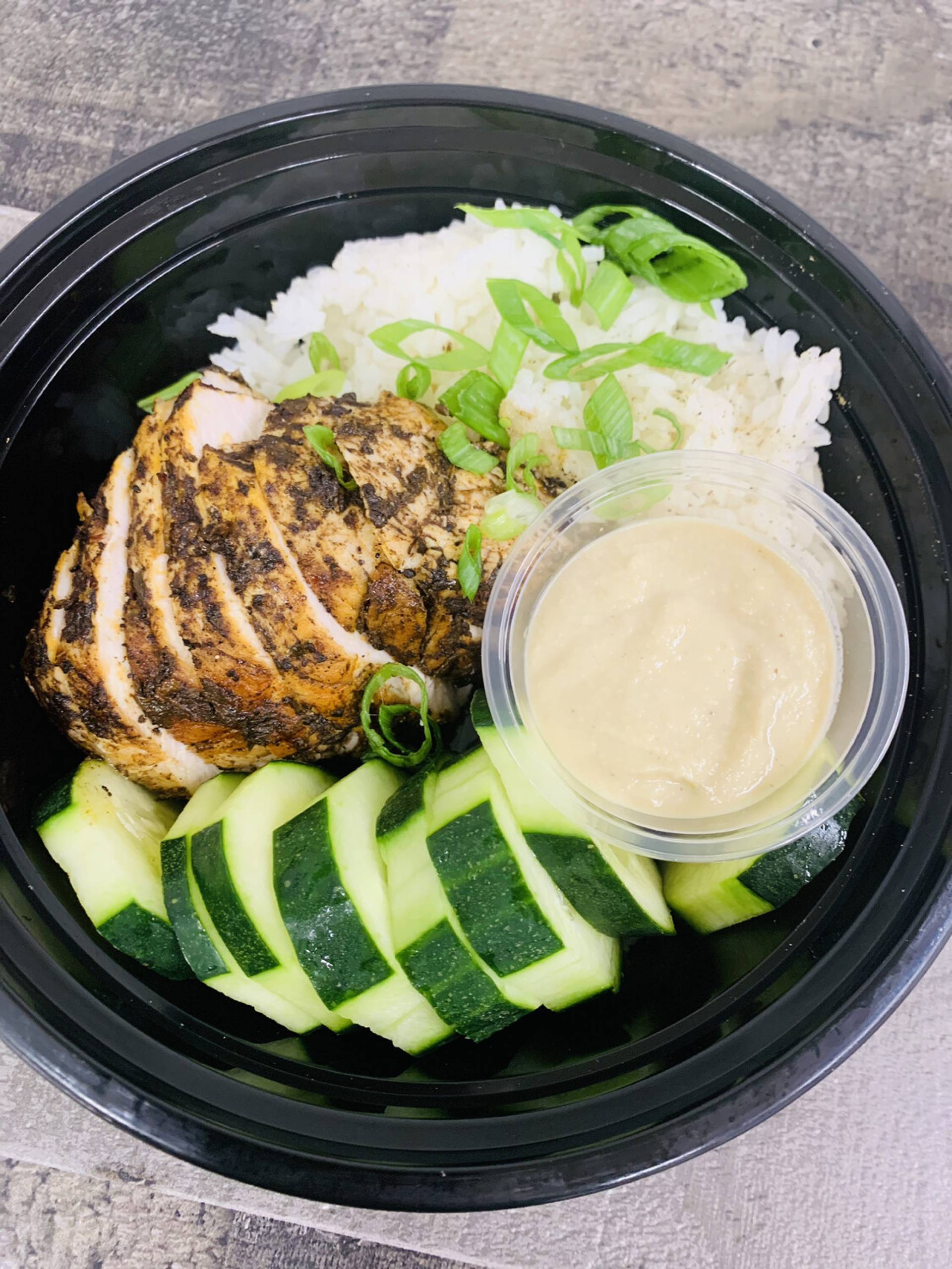 Jerk Chicken Bowl Cauliflower Rice
