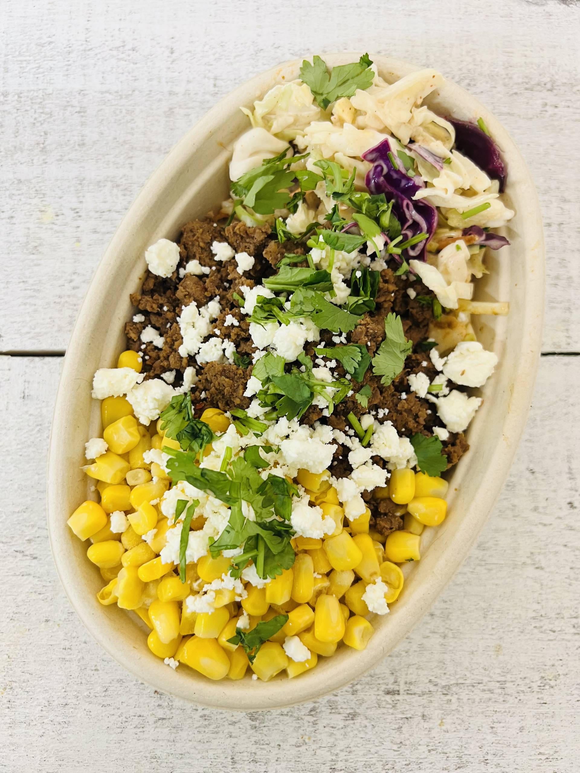 *Street Elote Coleslaw Bowl