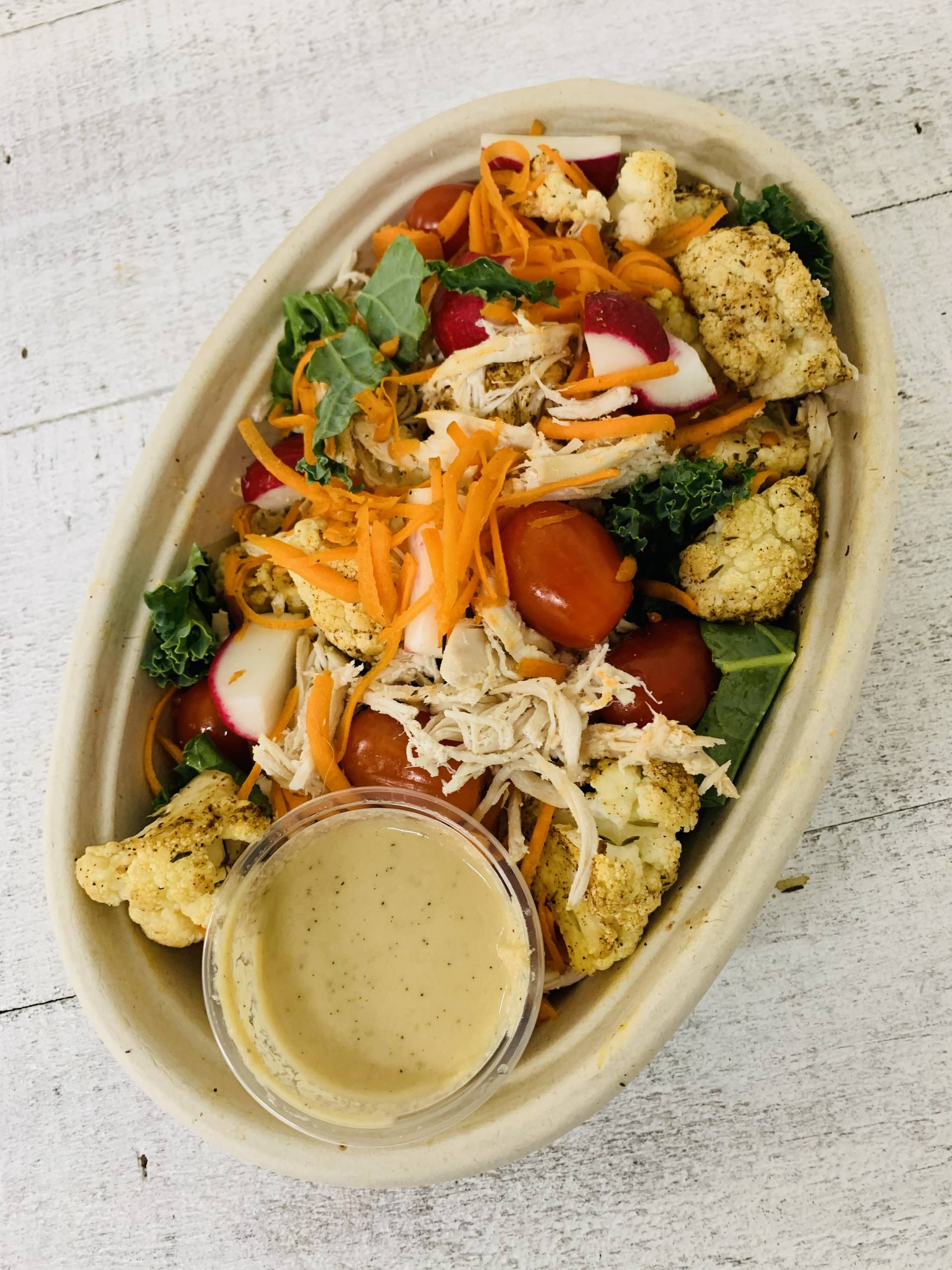 Cajun Chicken Cauliflower Bowl