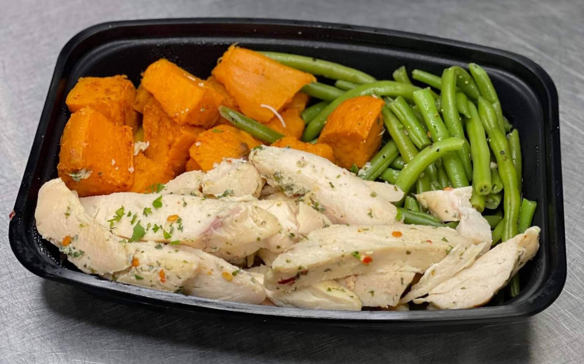 Chicken, Sweet Potato & Green Beans