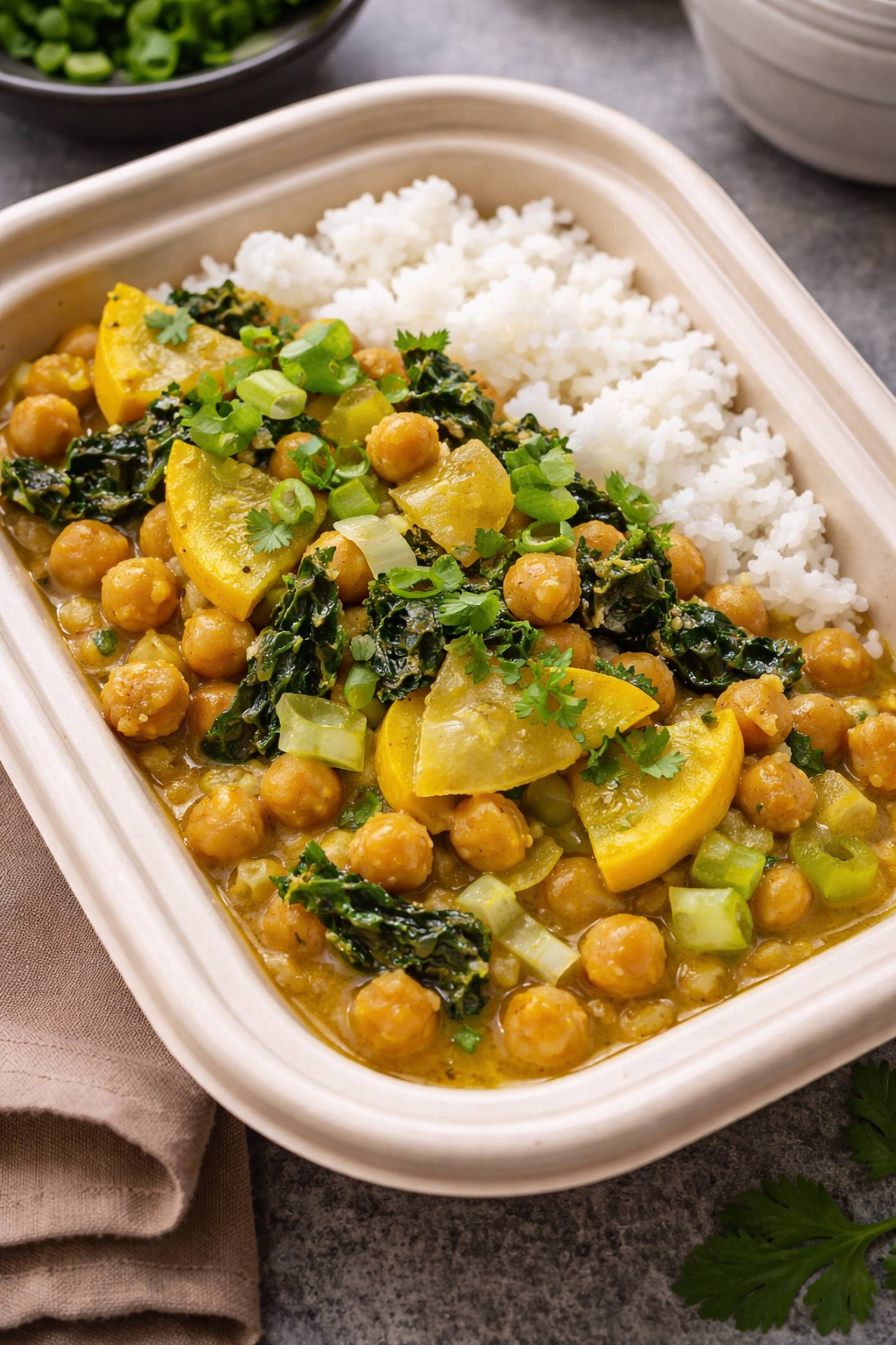 -HFW Squash Chickpea Curry