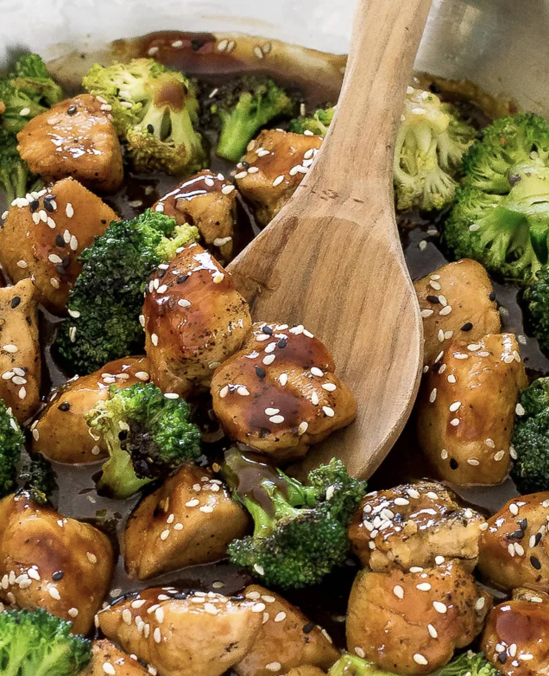 *Honey Garlic Chicken Bowl