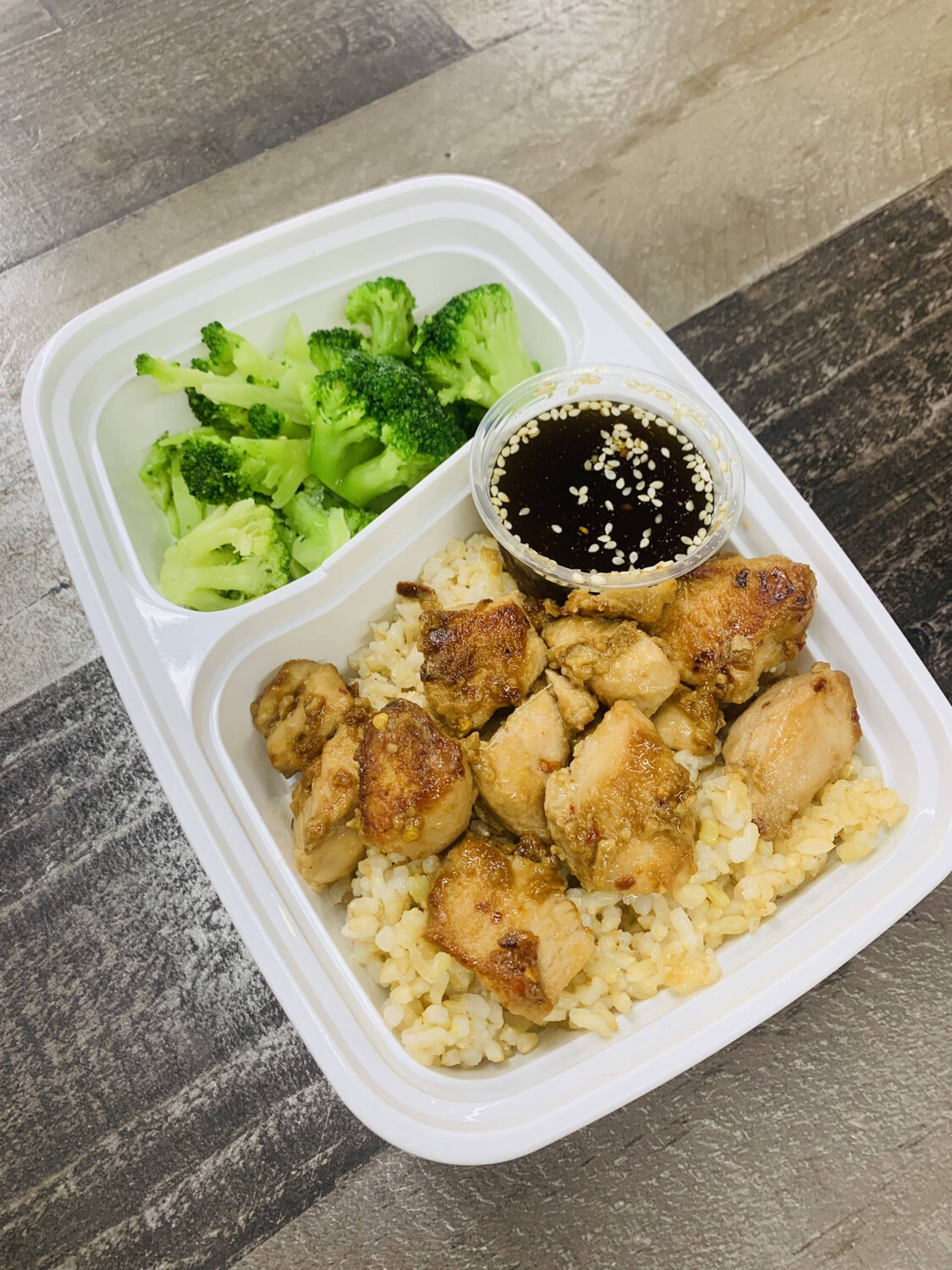 Honey Garlic Tofu Prep to Table