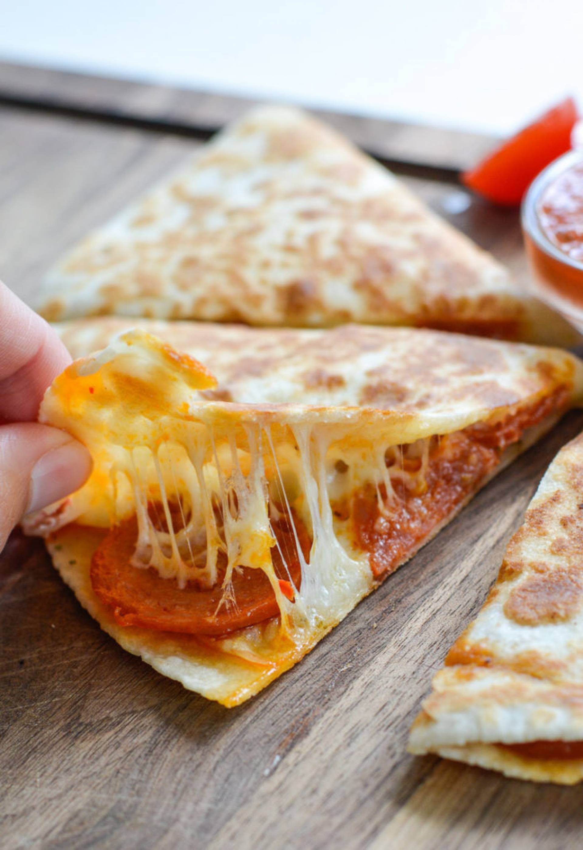 *Pizza Quesadilla