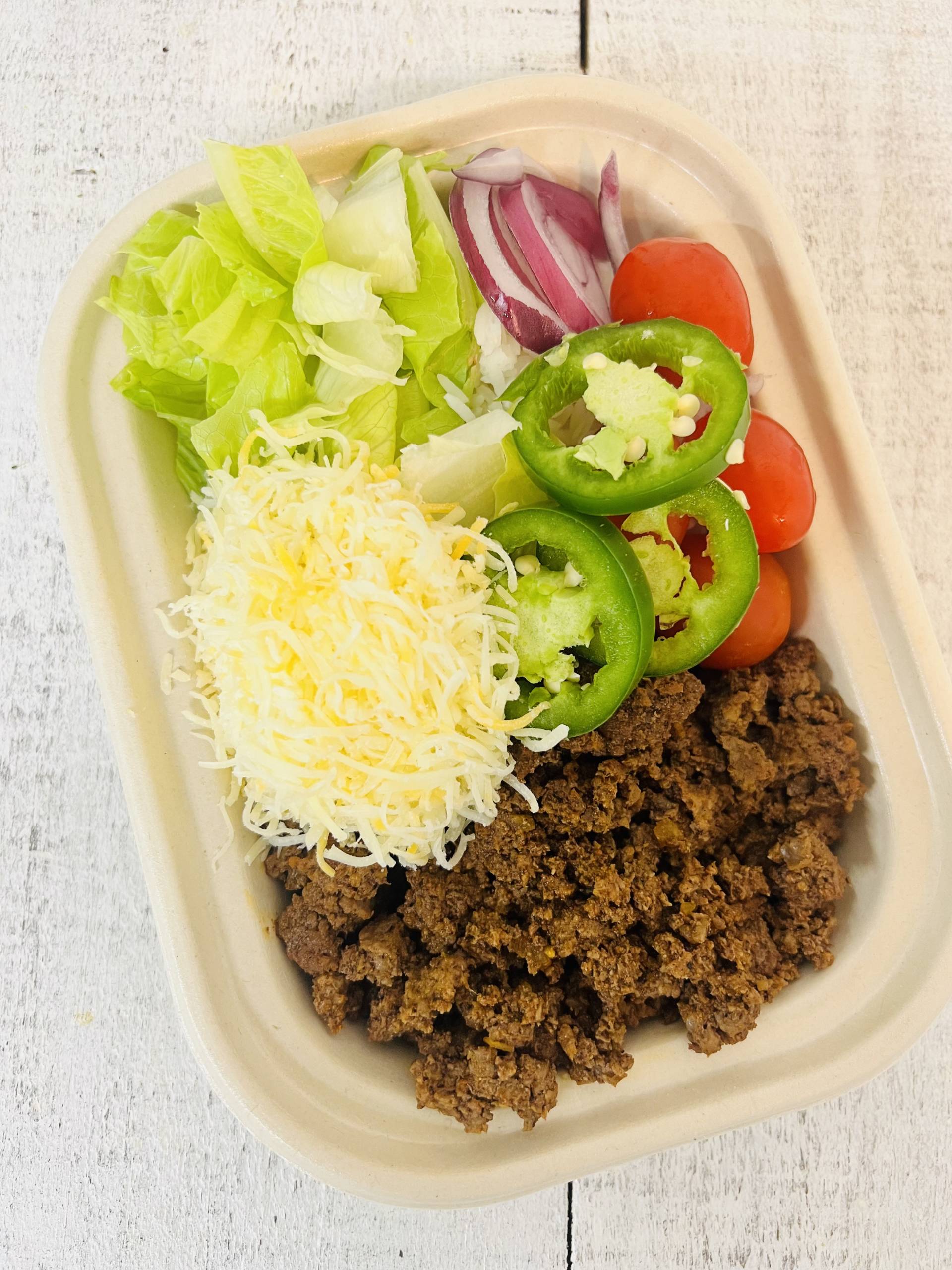 *BBQ Burger Bowl with ranch - Prep to Table