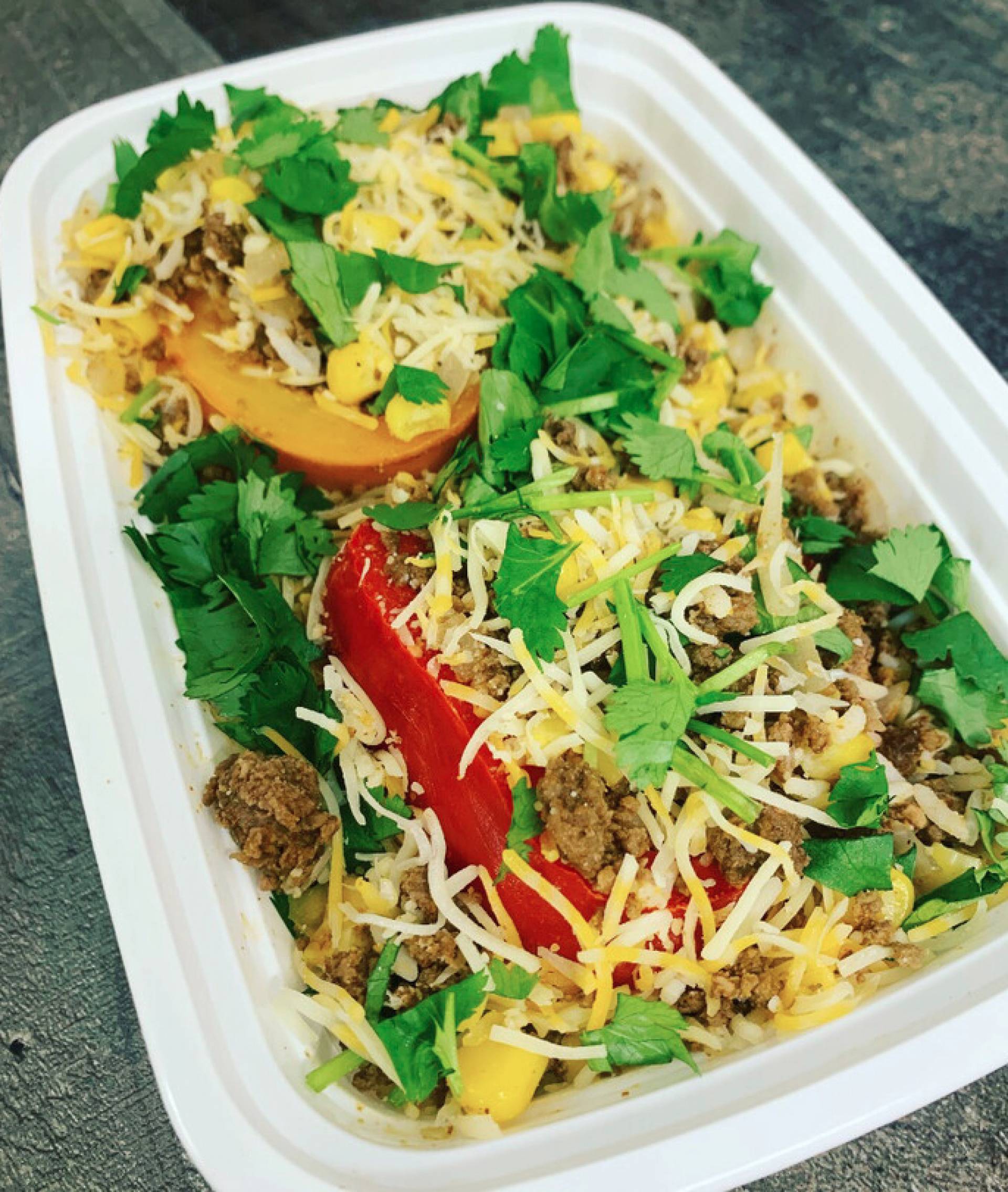 Mexican Stuffed Peppers Cauliflower Rice Dairy-free