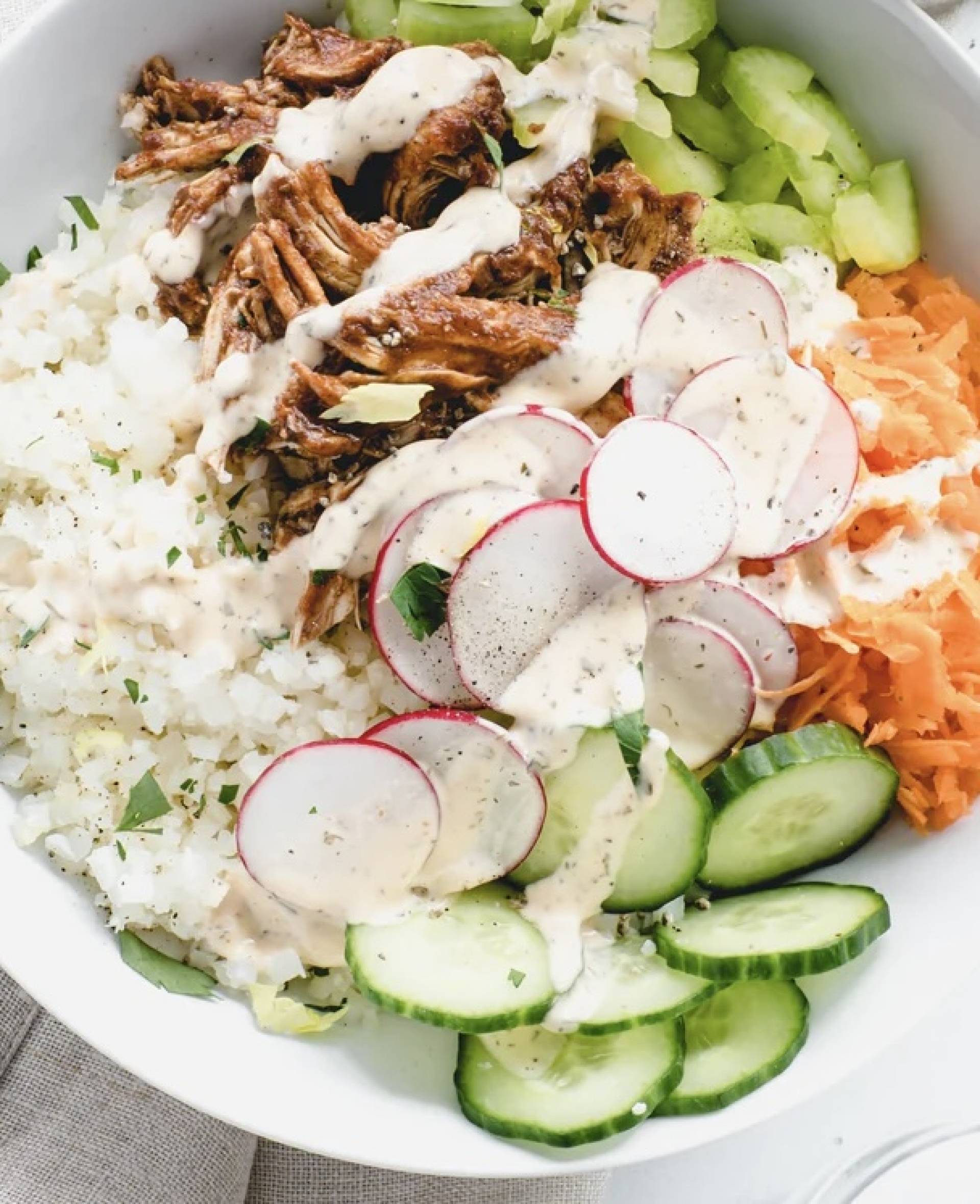 *BBQ Chicken Buddha Bowl