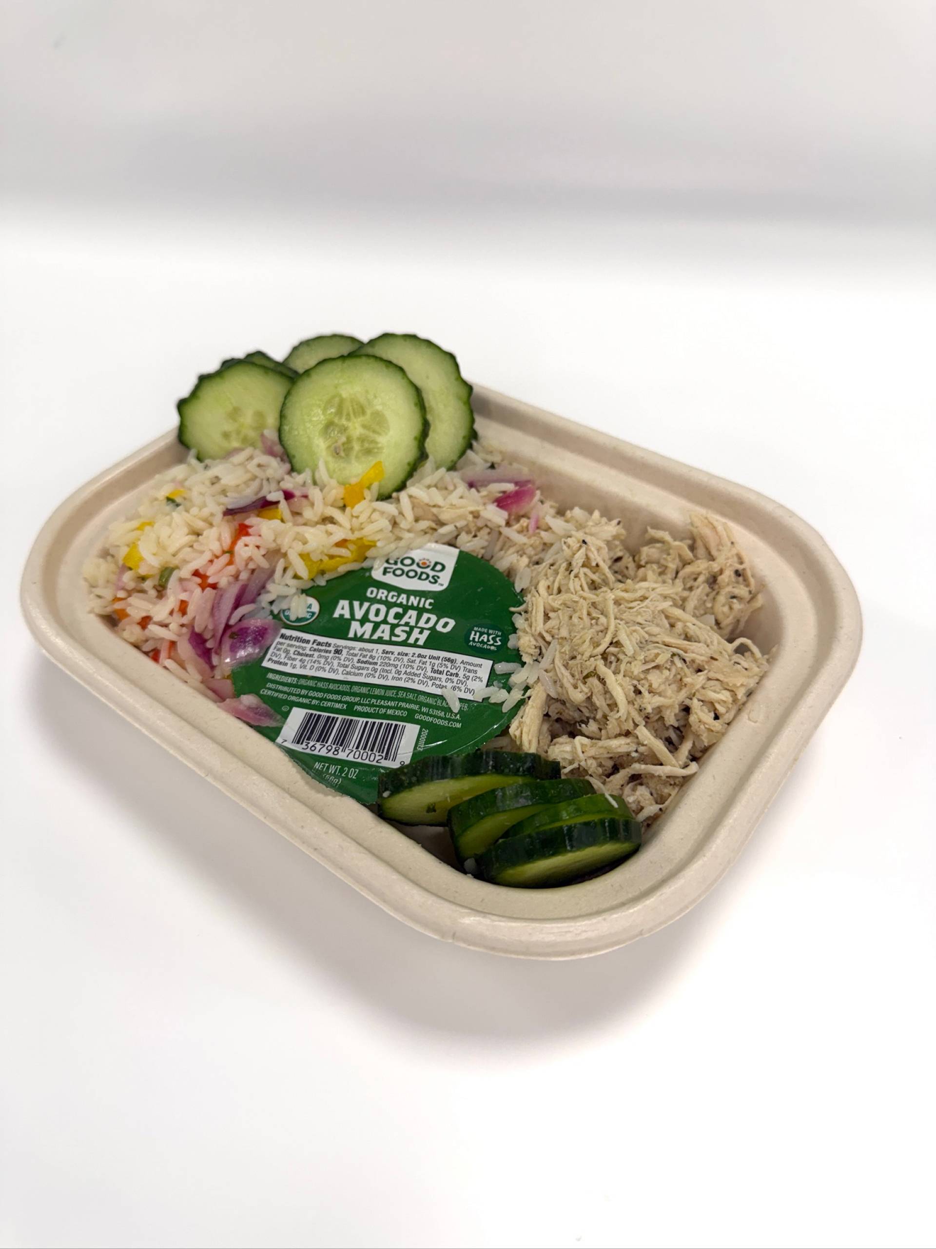 *Shredded Caribbean Chicken with Confetti Rice