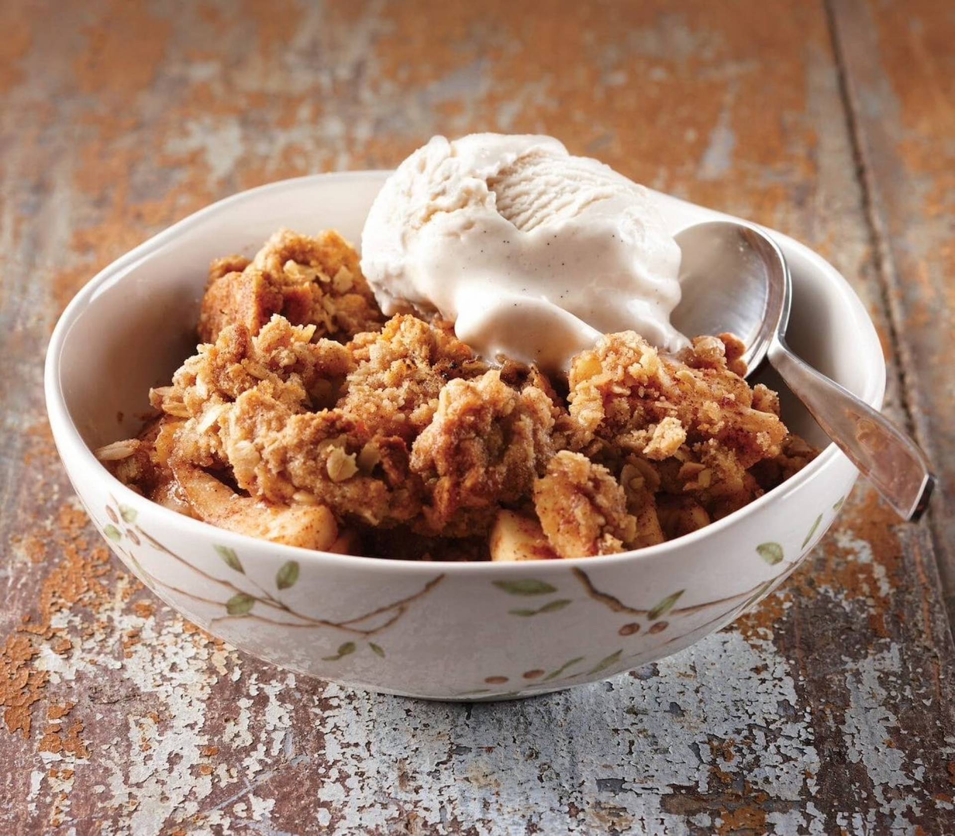 -Sugar A La Mode Apple Pear Crisp