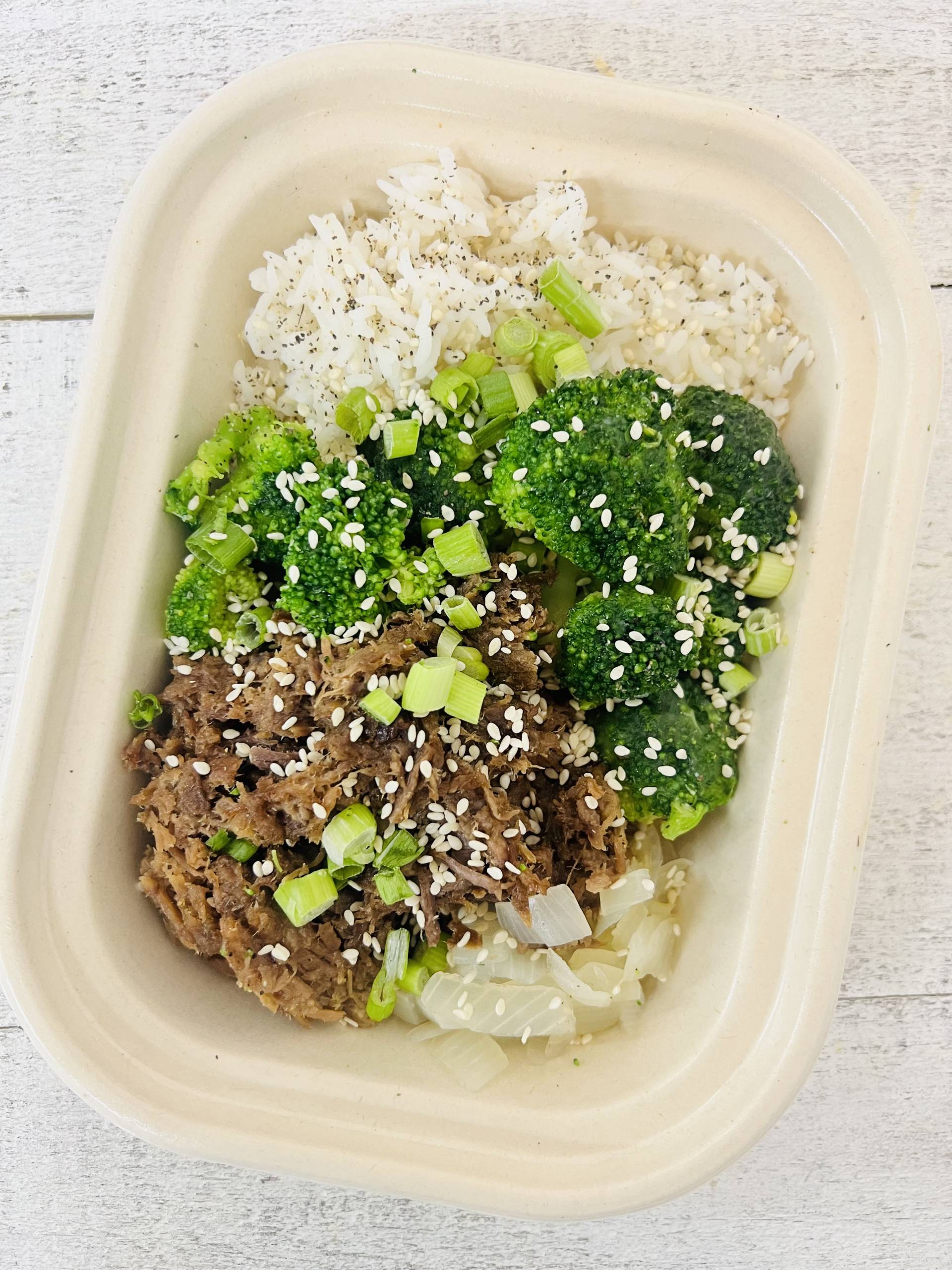 *Caramelized Beef Bowl