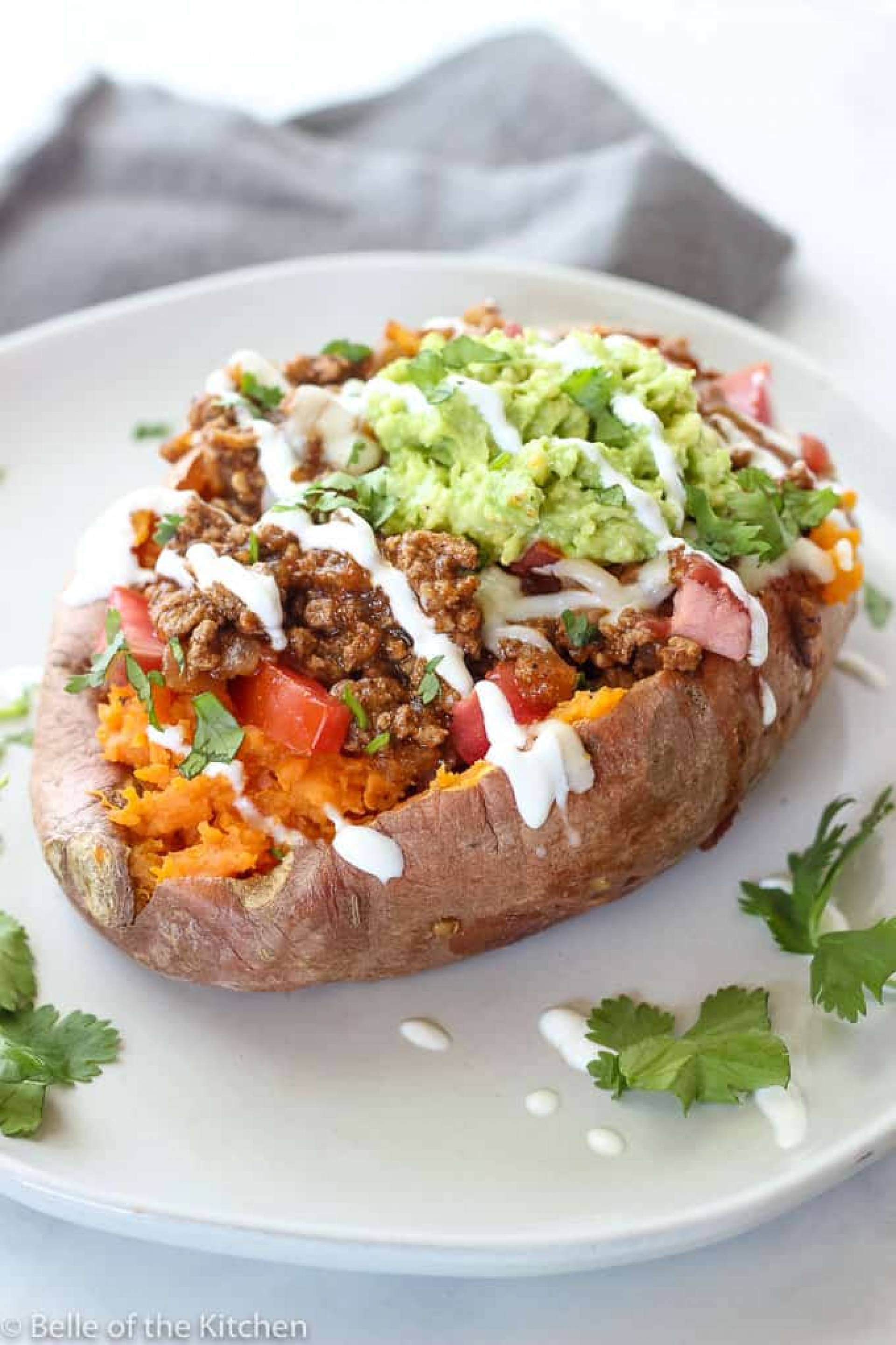 *Taco-stuffed Sweet Potato