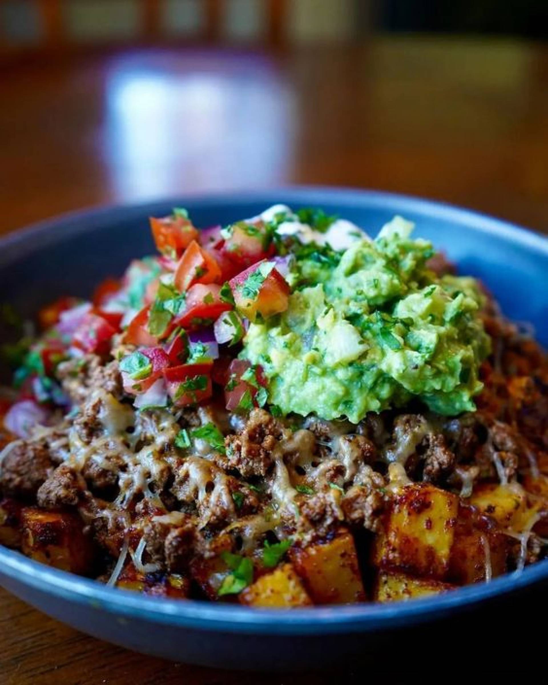 *Taco Loaded Potato Bowl