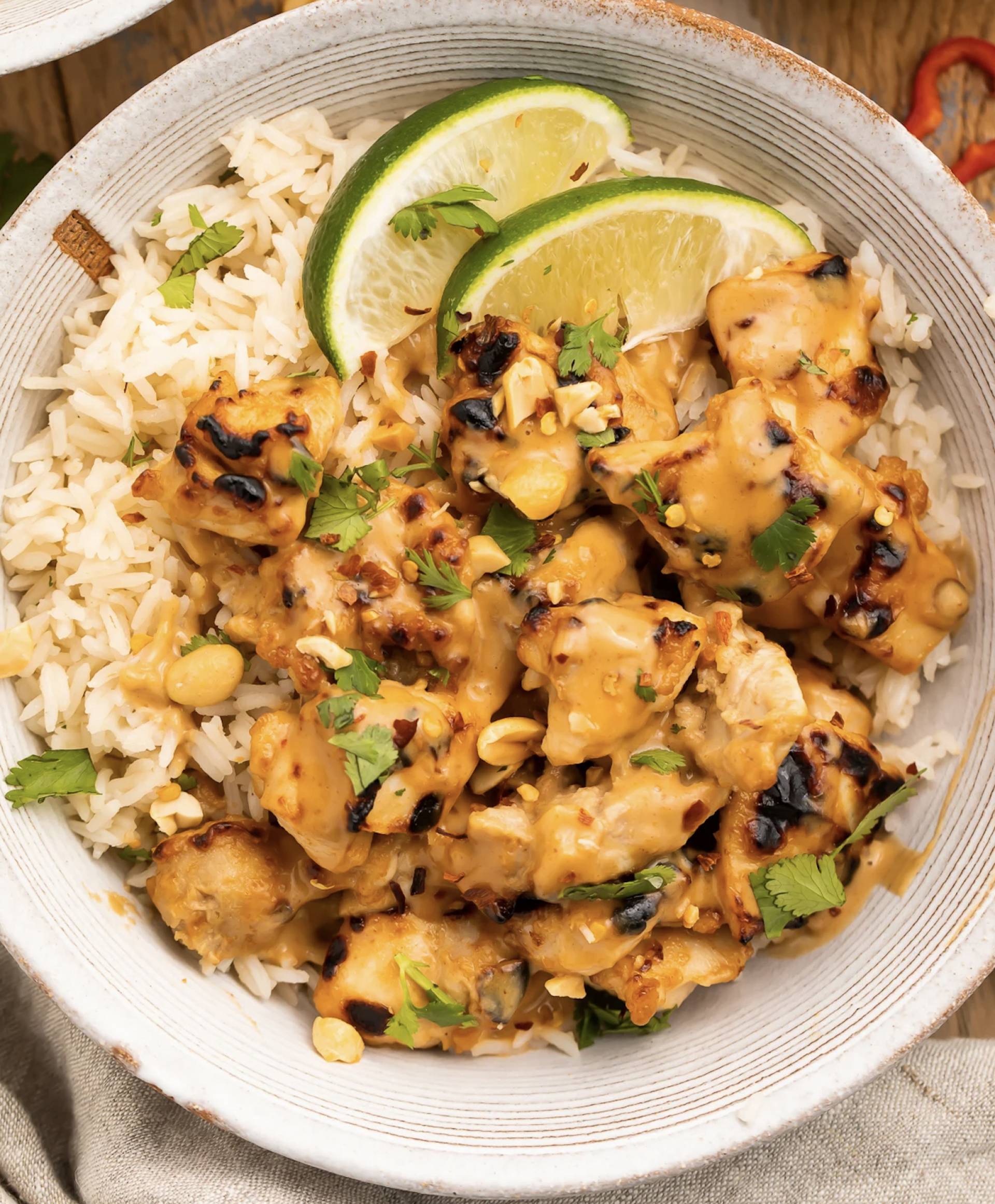 *Thai Peanut Chicken Bowl