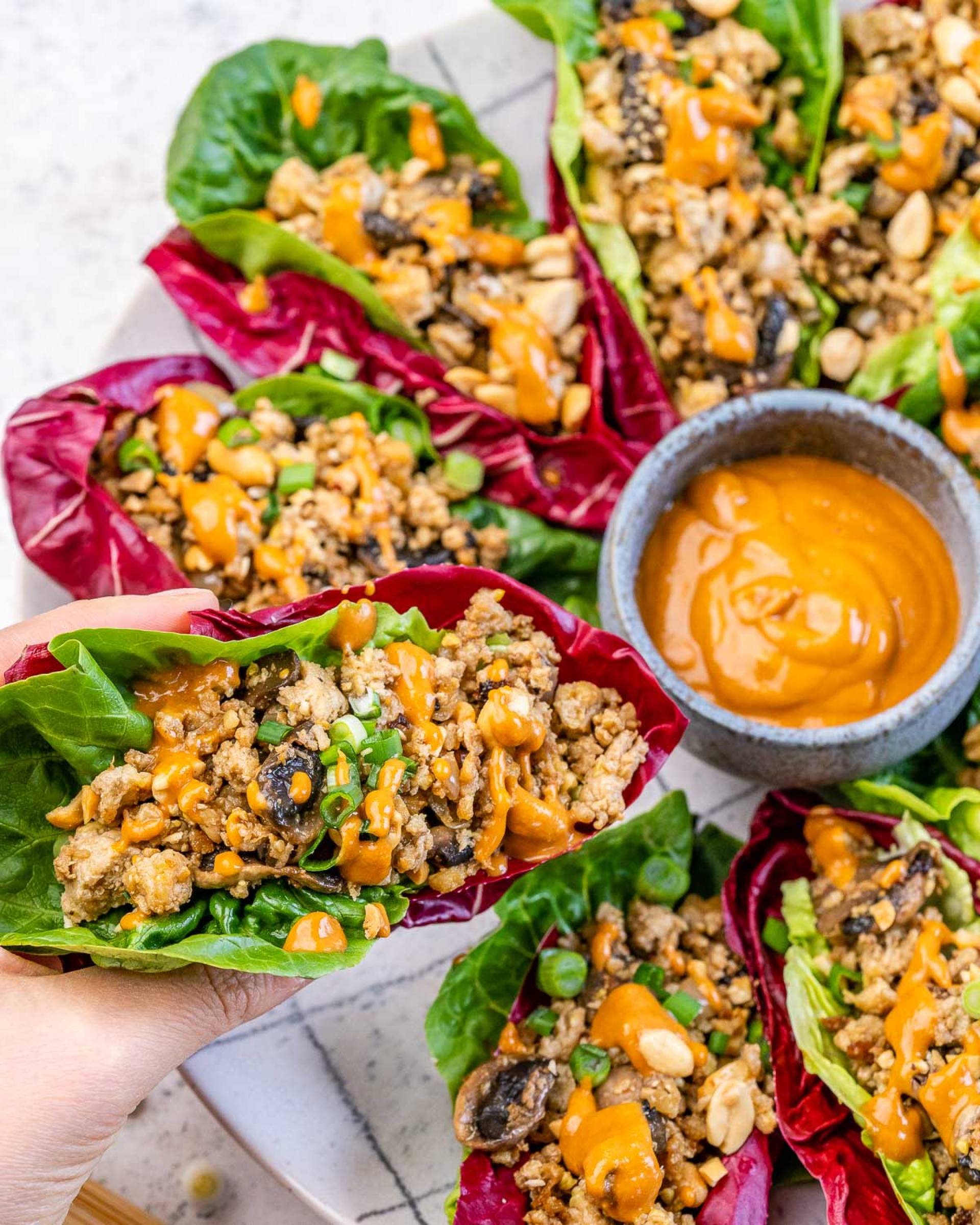 *Peanut Lettuce Wraps