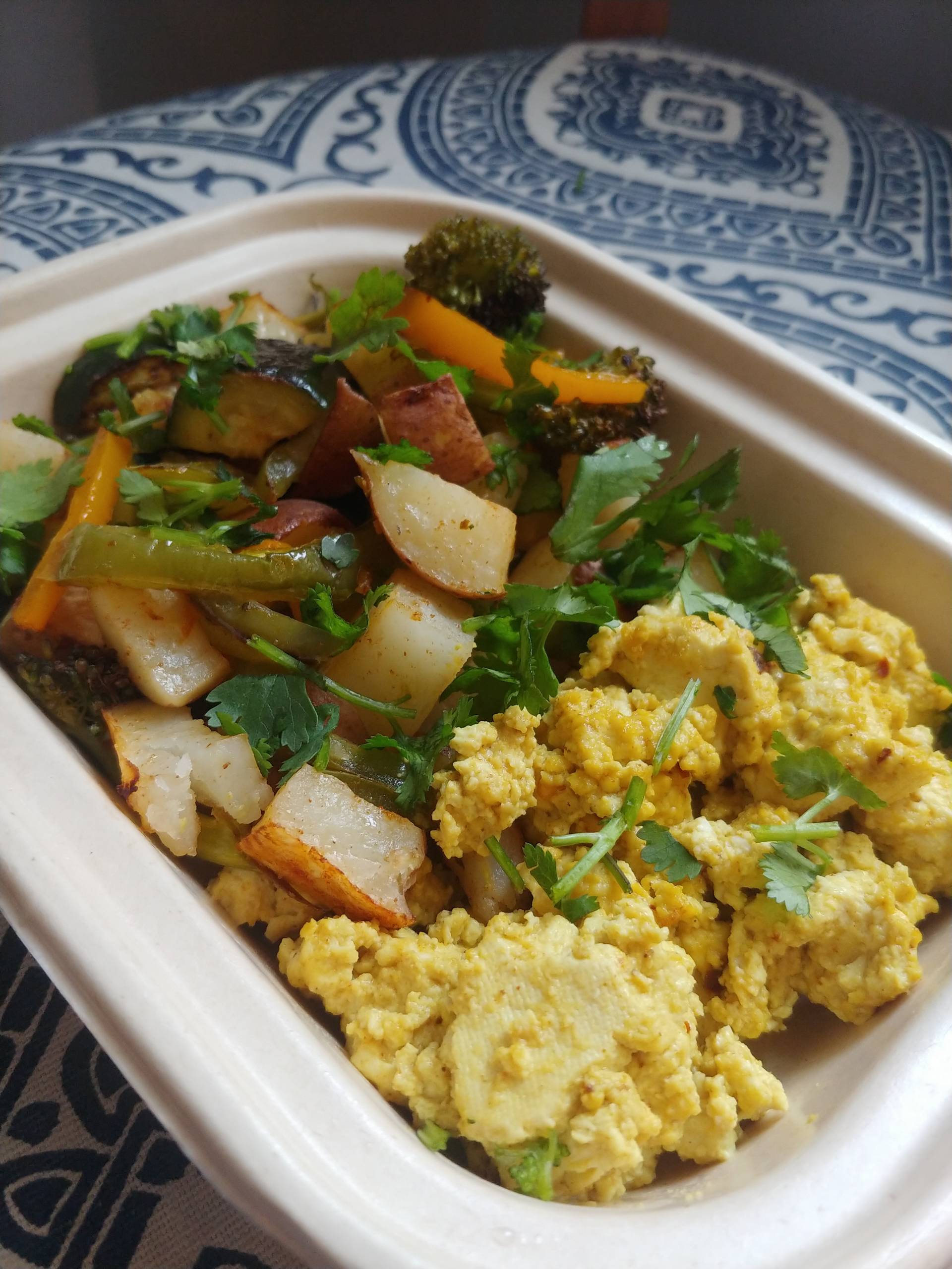 -HFW Tofu Scramble with Potatoes