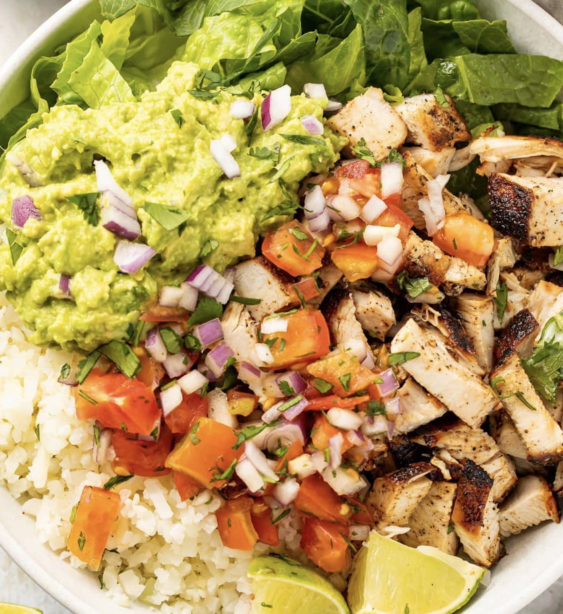 *Chicken Avocado Salsa Bowl