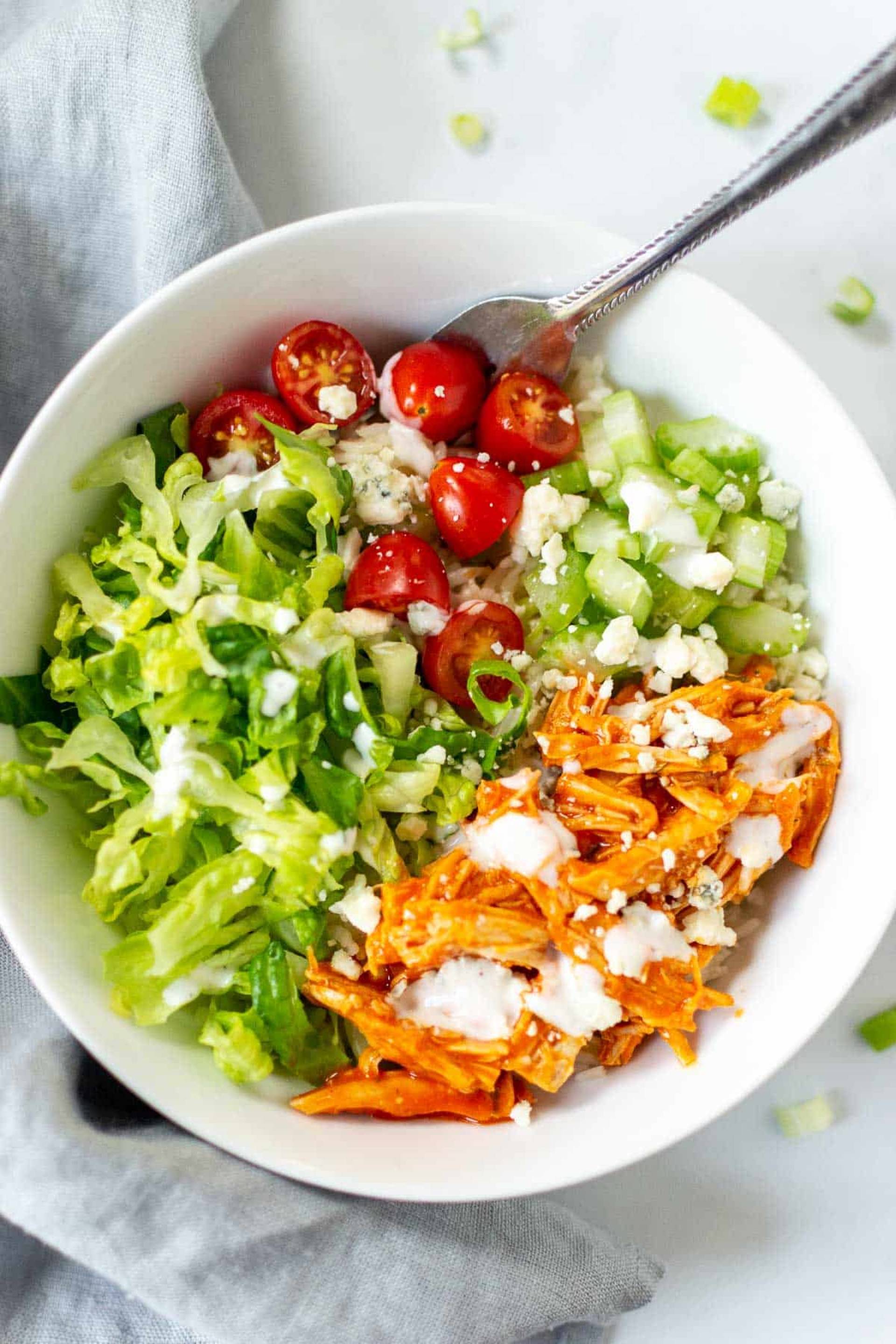 *Creamy Buffalo Chicken Bowl