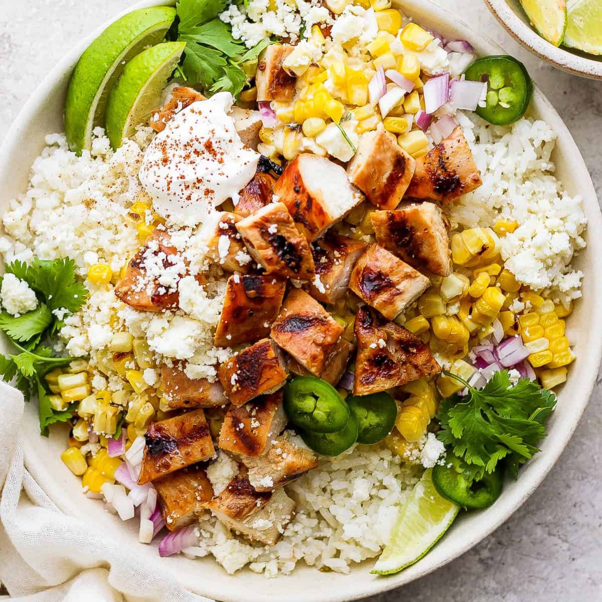 *Street Corn Chicken Bowl