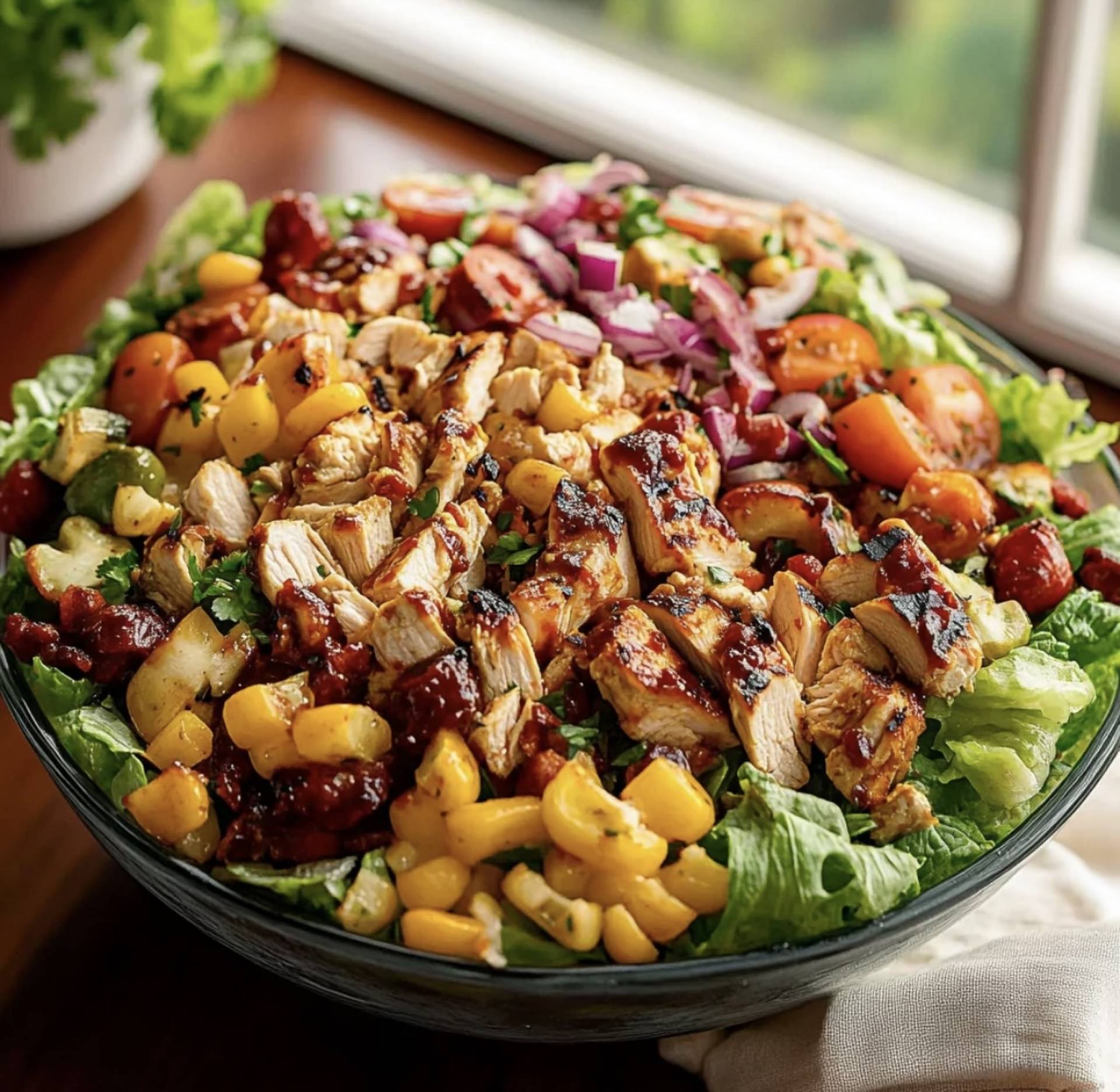 *BBQ Chicken Chopped Salad