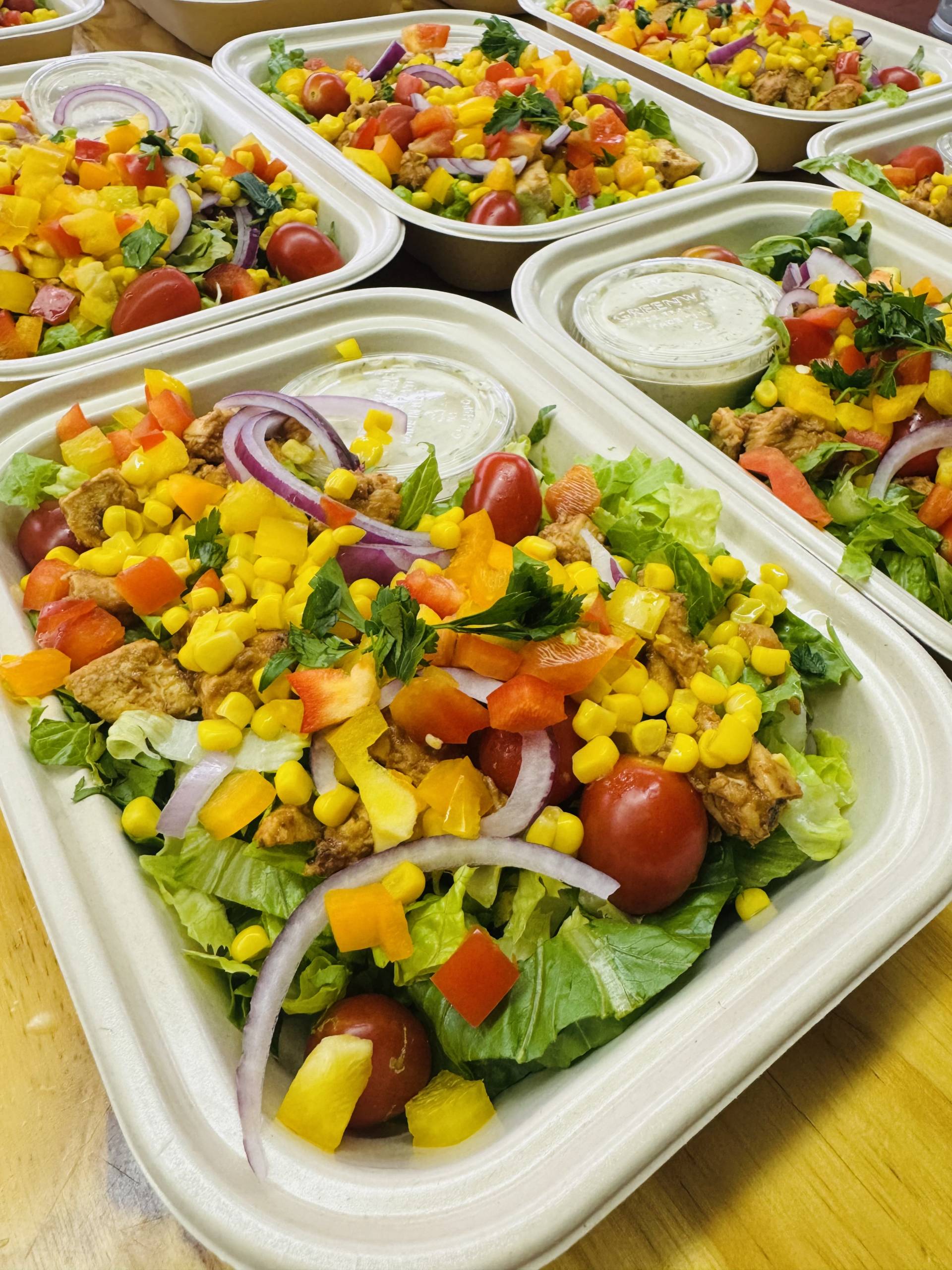*BBQ Chicken Chopped Salad