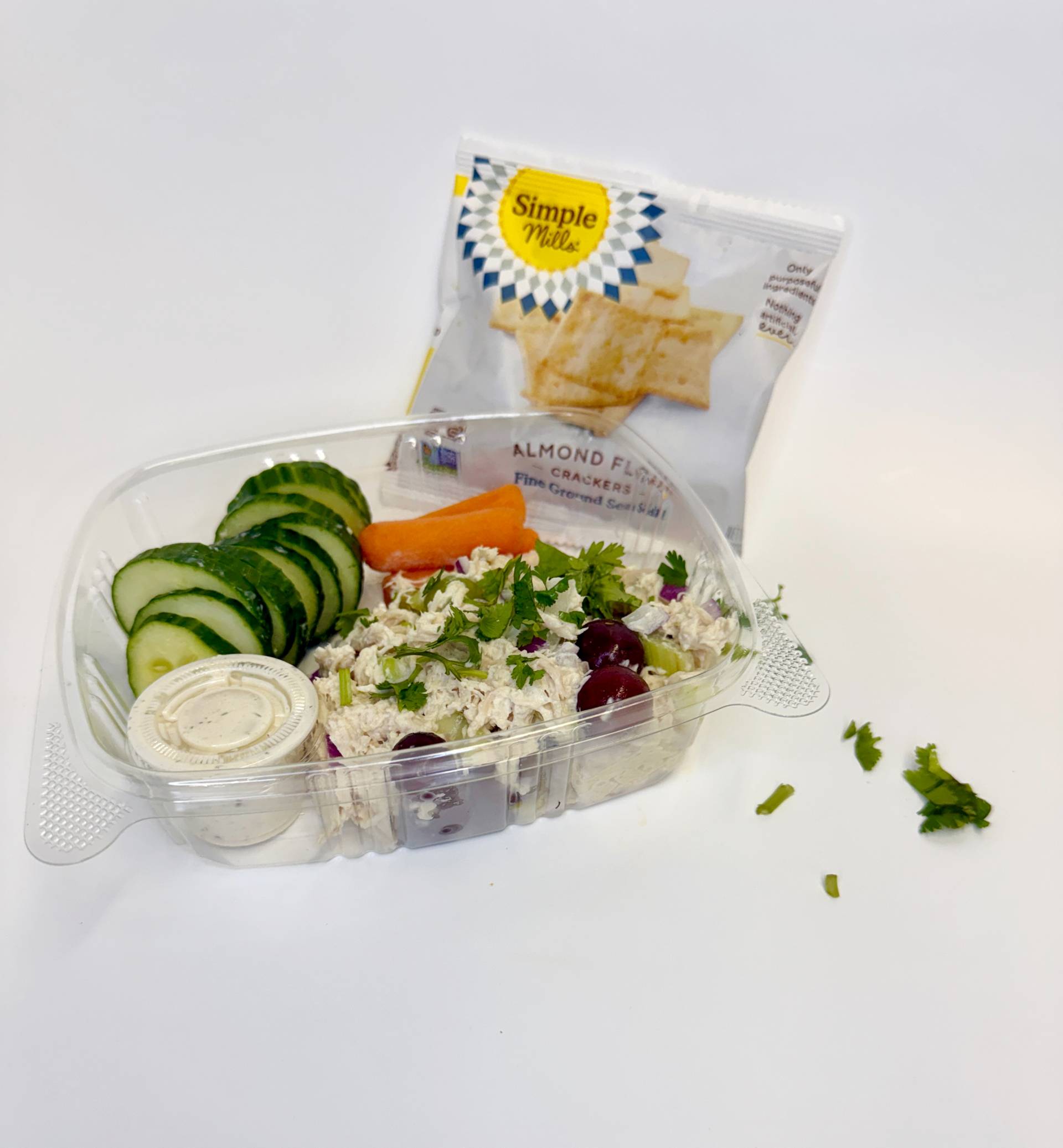 *Lunch Box with Blackened Chicken Salad or 1 pound