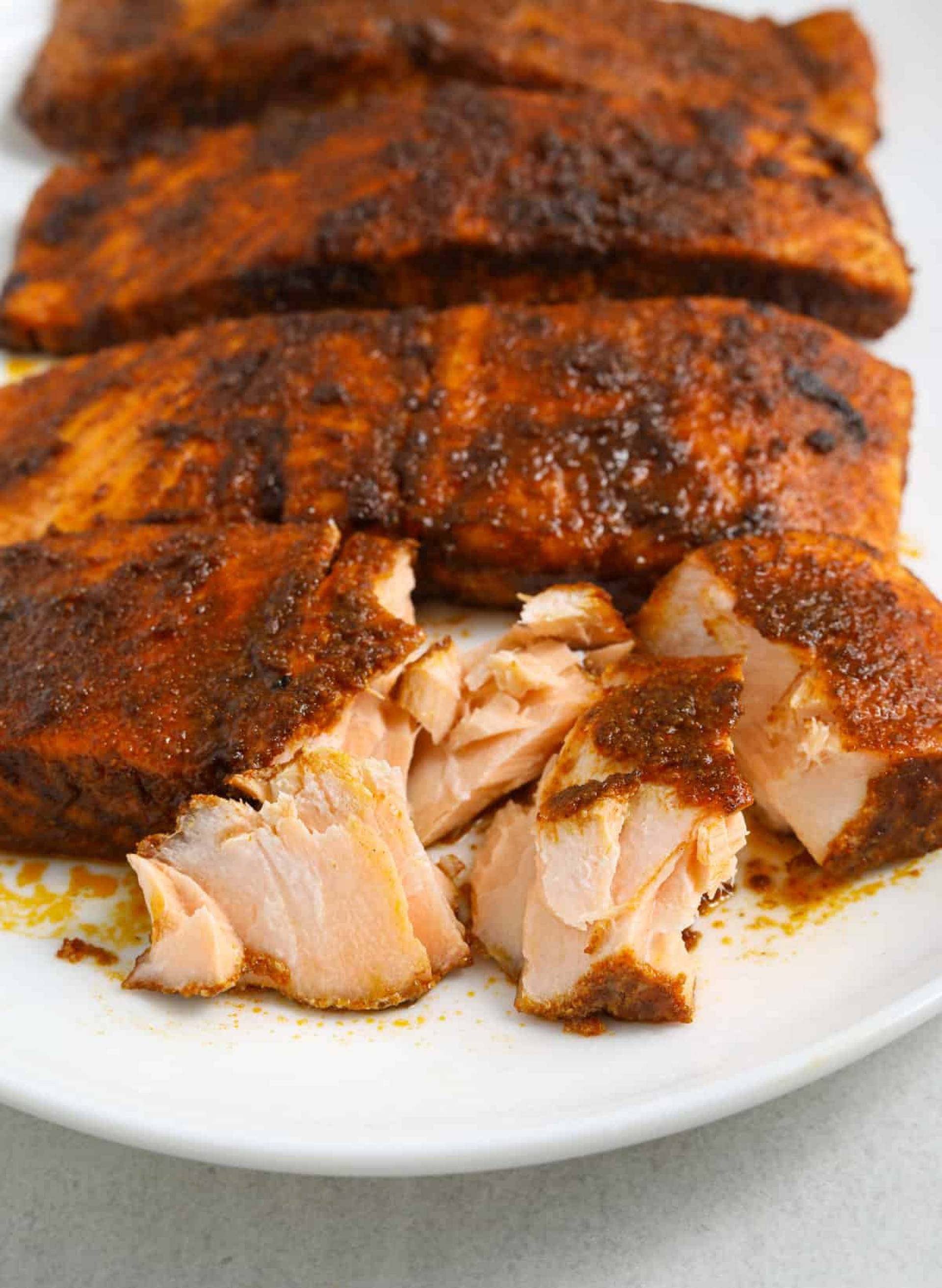 *Sweet-Smoky Salmon