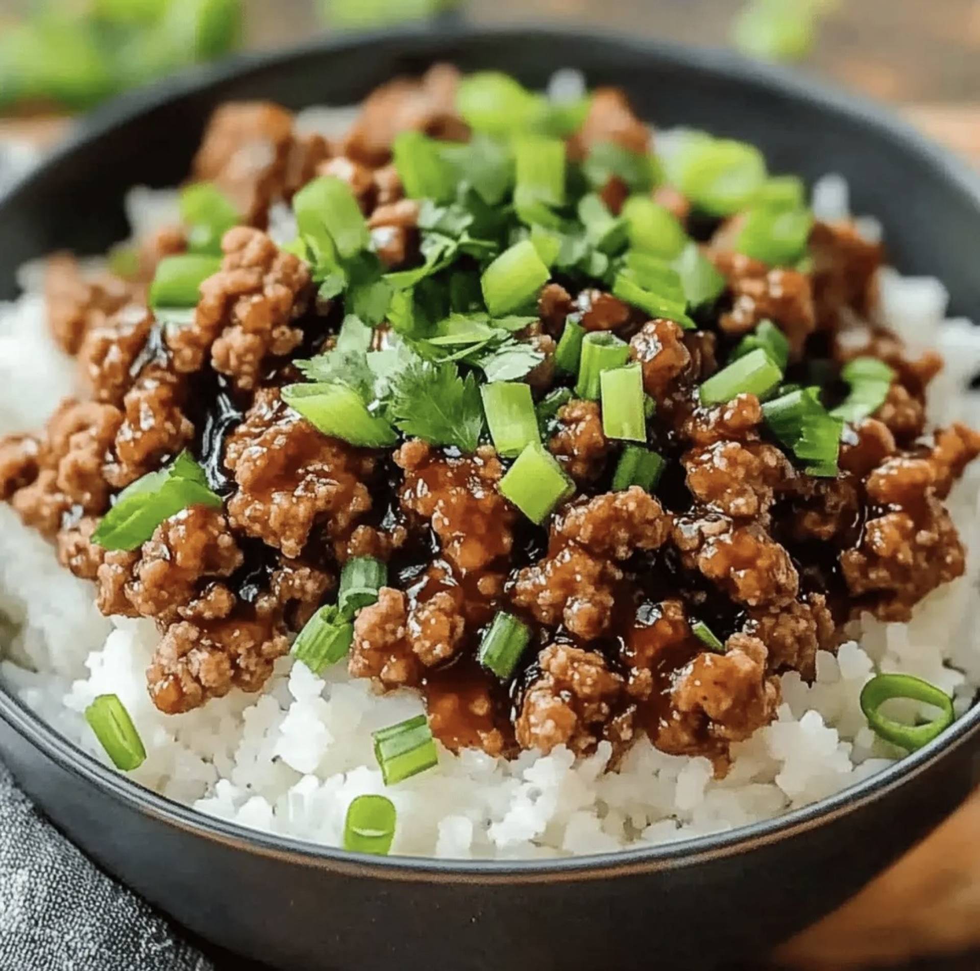 *Honey Garlic Ground Turkey Bowl Carb Choice
