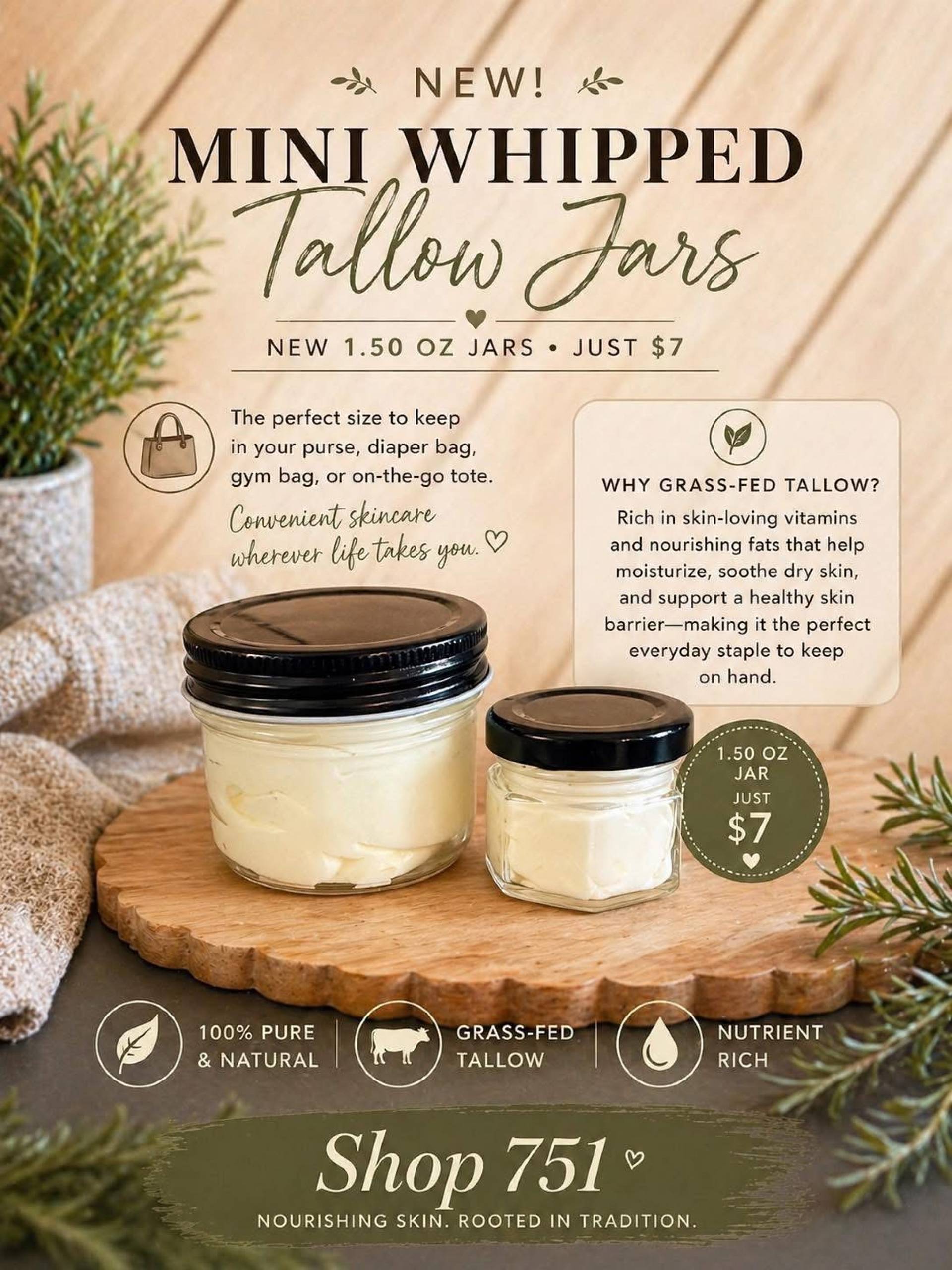 Shop 751 Mini Whipped Tallow