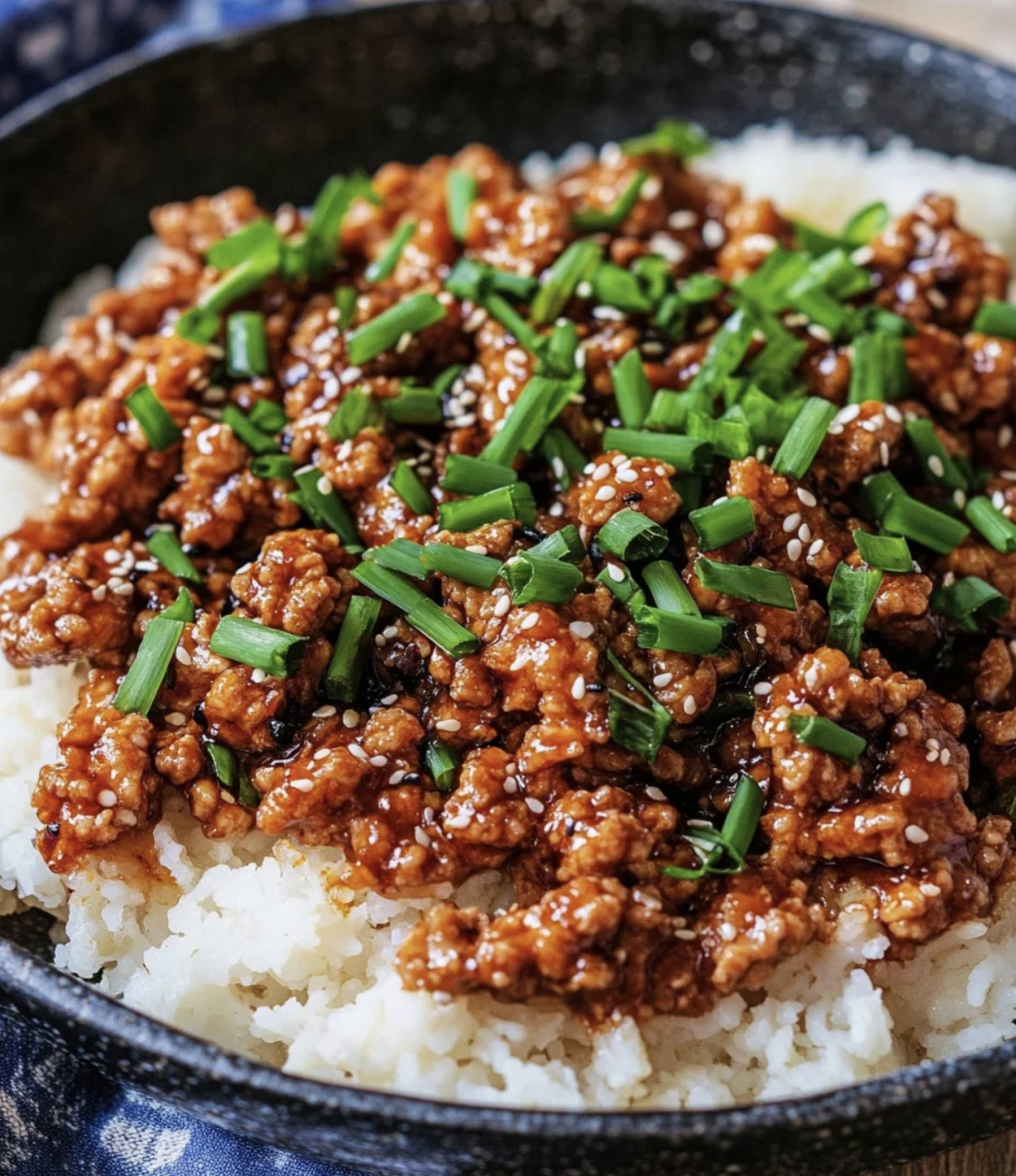 *Korean-Style Turkey Bowl Carb Choice