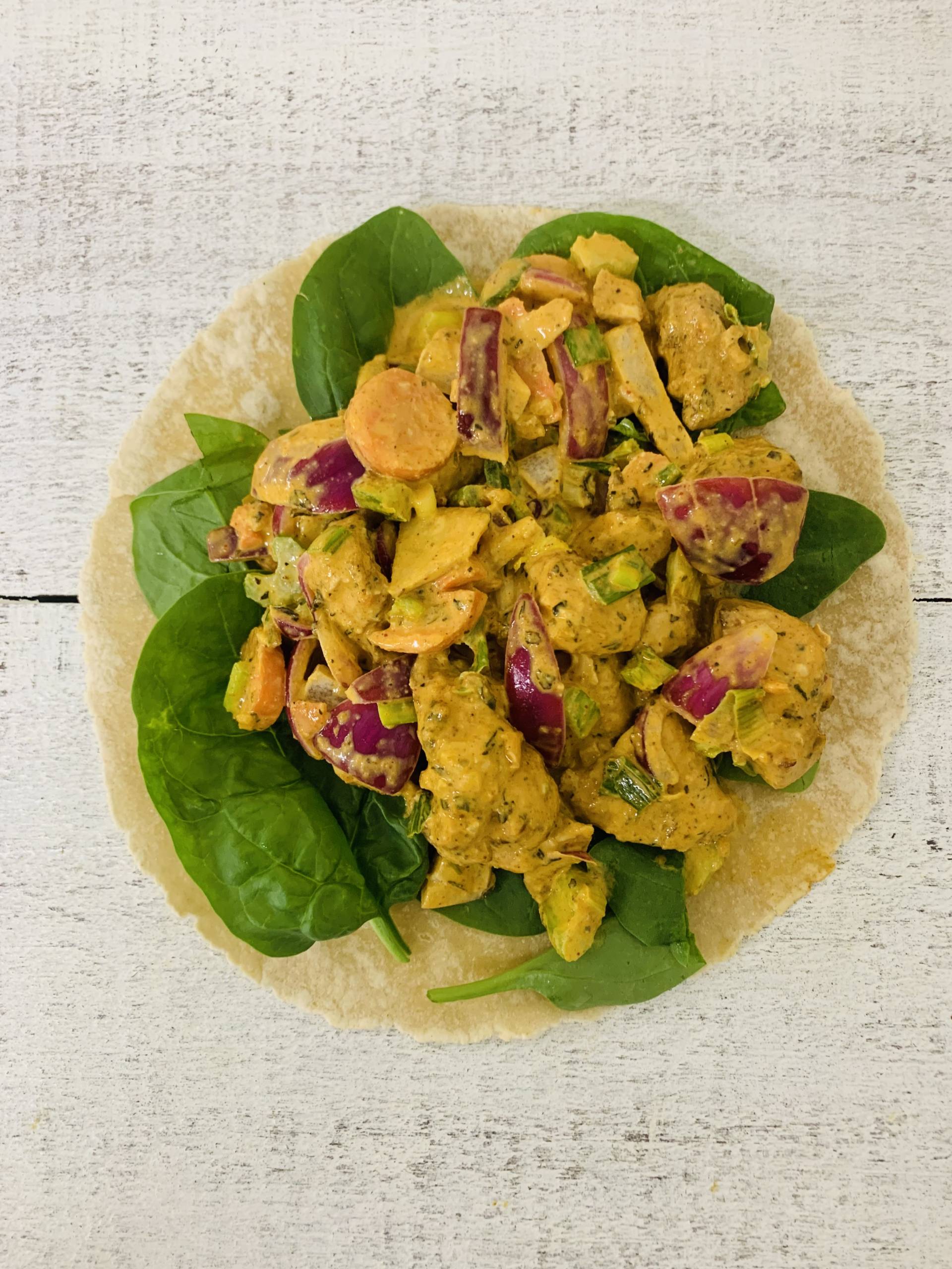 Blackened Chicken Salad Wrap - Prep to Table