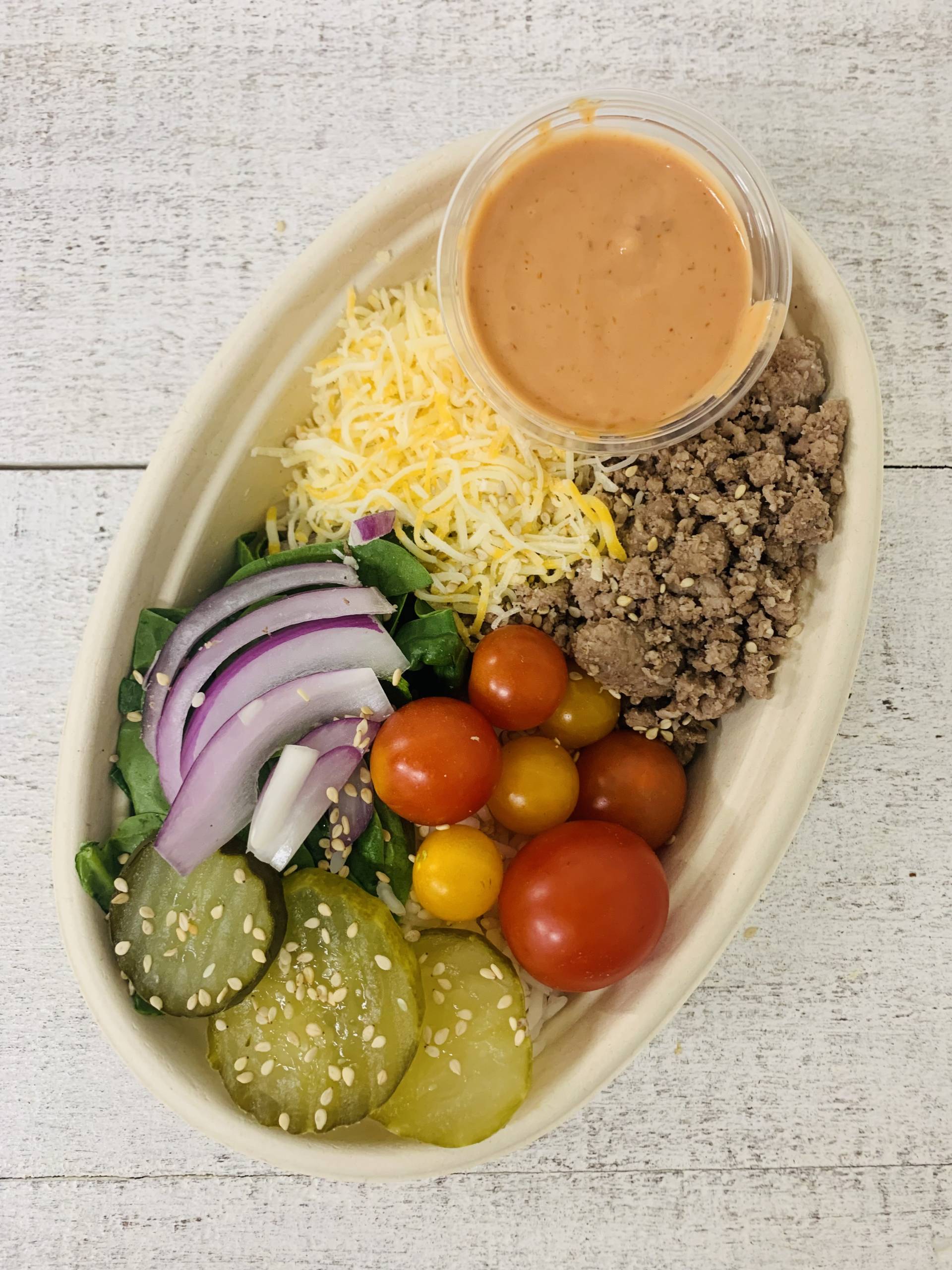 *Cheeseburger Bowl