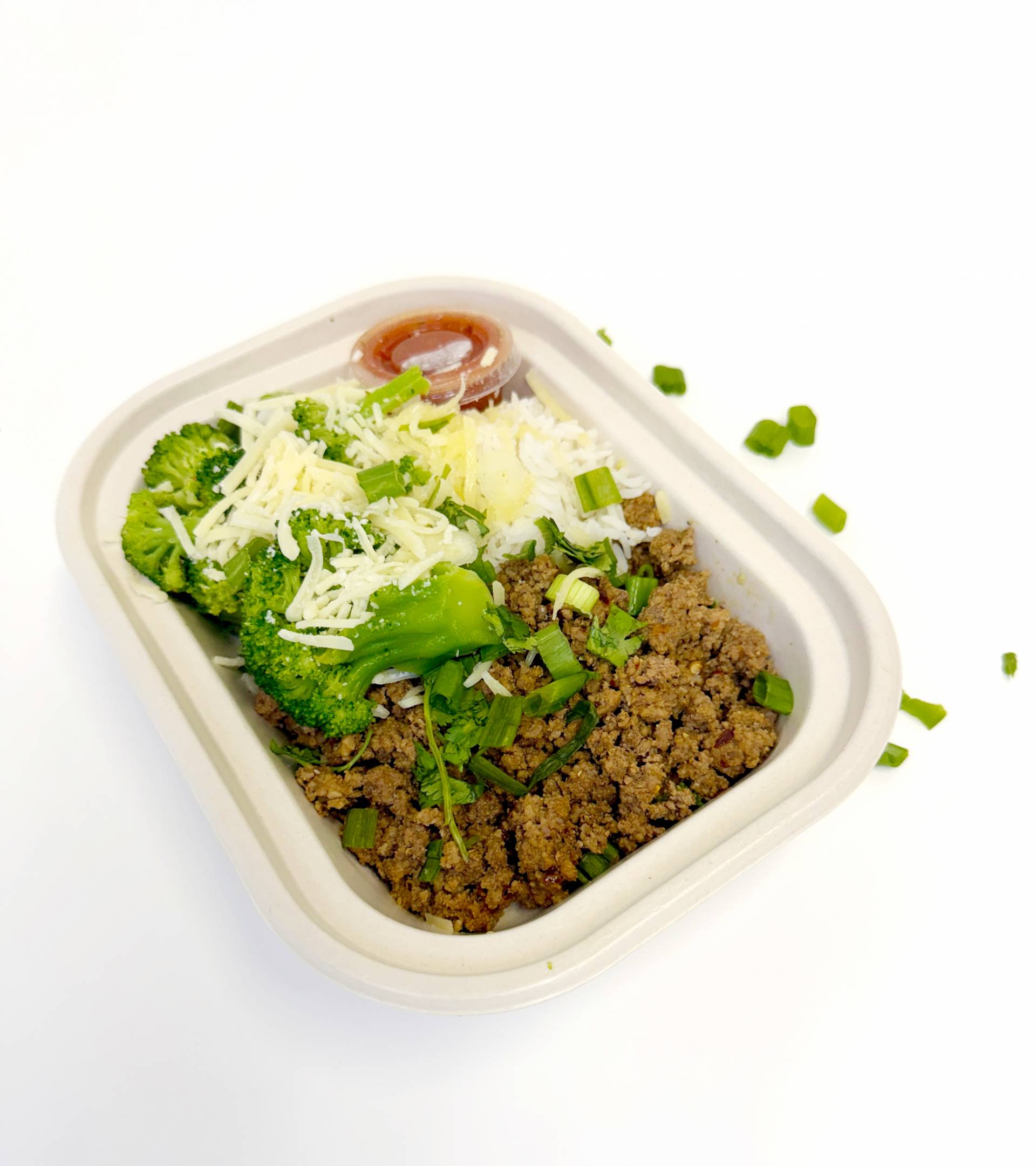 *Taco Broccoli Bowl Carb Choice