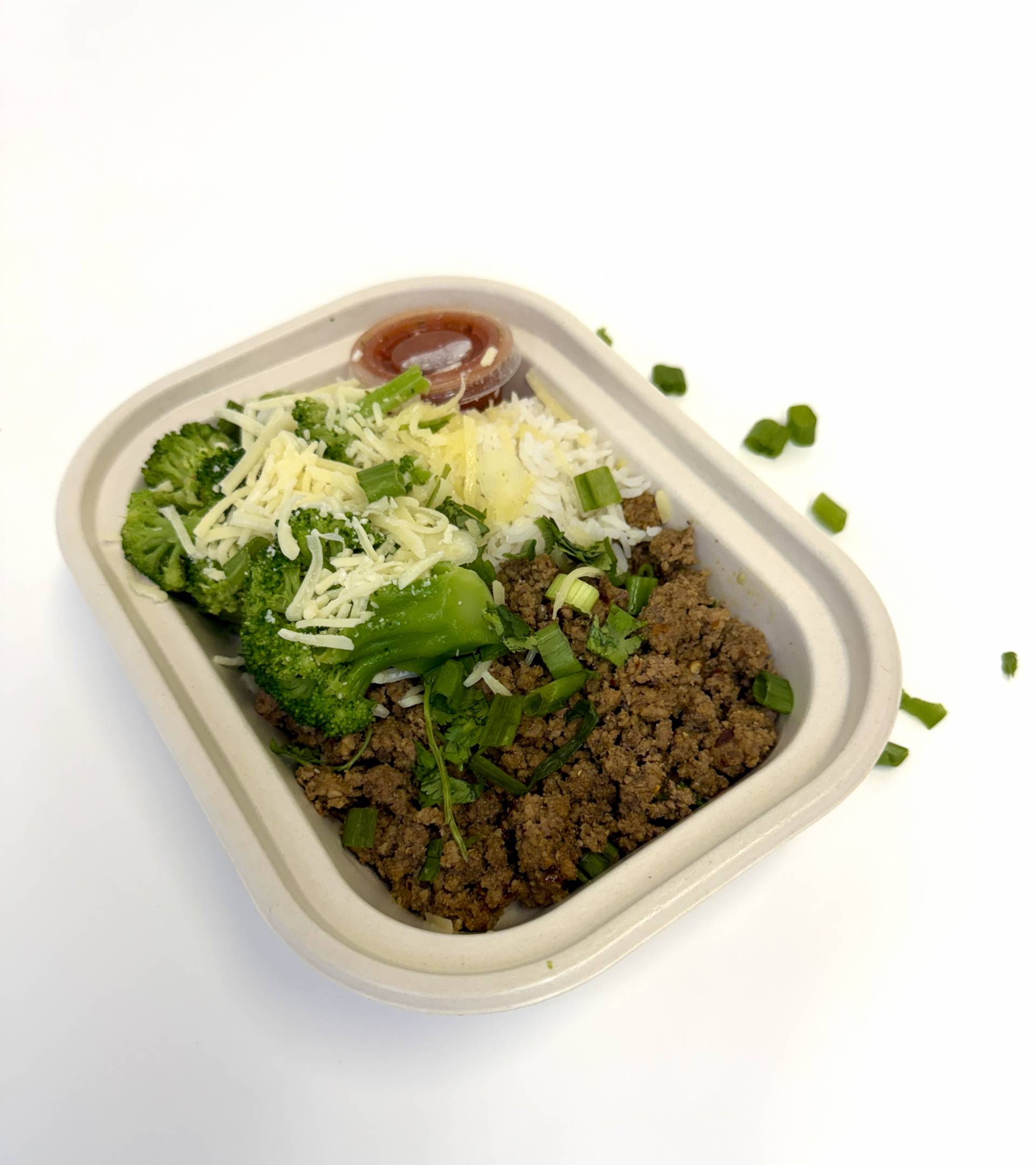 *Taco Broccoli Bowl Carb Choice