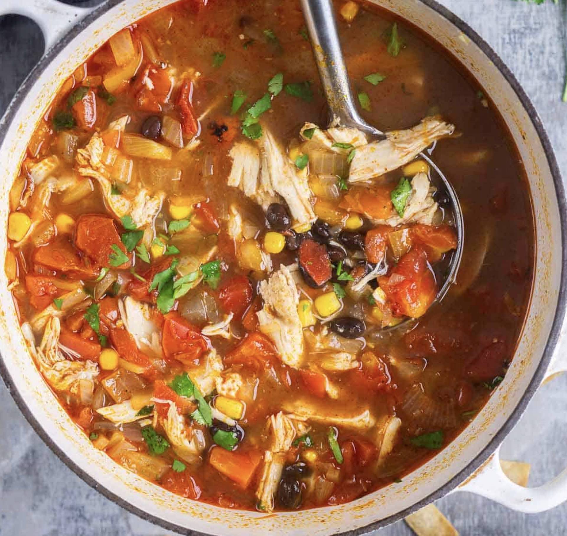 *Chicken Tortilla Soup