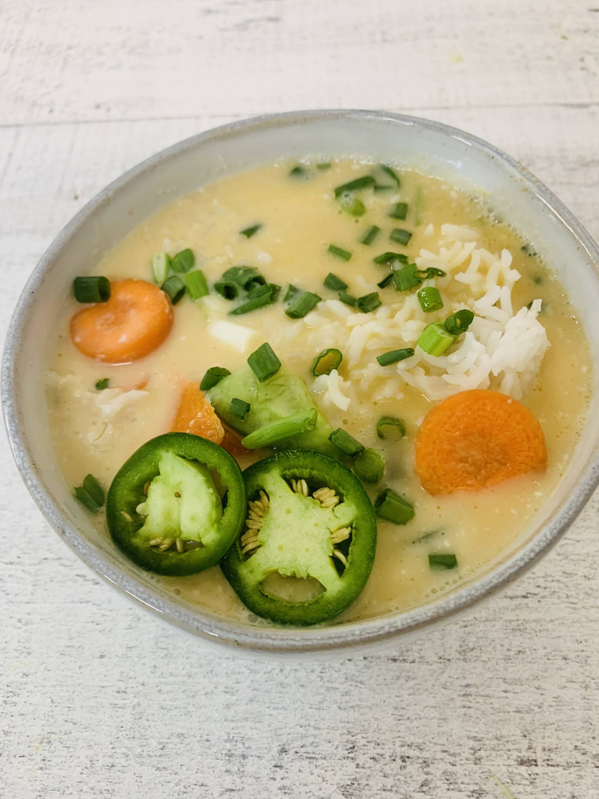 *Thai Spiced Rice Soup